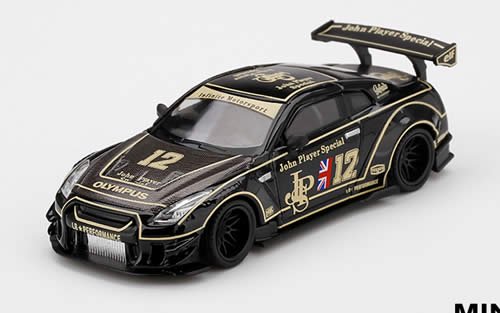 MINI GT/TSMモデル】1/64 LB☆WORKS Nissan GT-R R35 タイプ2 リアウイング バージョン 3 JPS(左ハンドル)  - ミニカーショップ NEOHOBBY（ネオホビー）