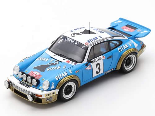 Spark/スパーク】1/43 Porsche 911 No.3 Winner Rally Monte Carlo 