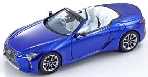 143scaleLEXUS LC500 Convertible ミニカー　ブルー