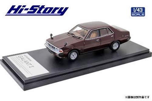 Hi-Story/ハイストーリー】1/43 MITSUBISHI GALANT Σ 2000 GSL (1977) ドミニカブラウンメタリック -  ミニカーショップ NEOHOBBY（ネオホビー）