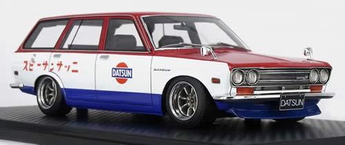 ignition model/イグニッションモデル】1/18 Datsun Bluebird (510) Wagon Red/White/Blue -  ミニカーショップ NEOHOBBY（ネオホビー）