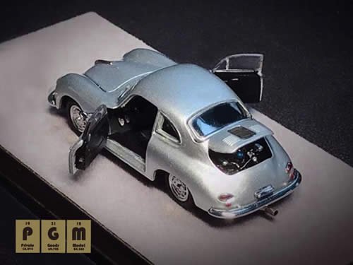 予約【PGM (Private goods model)】1/64 Porsche 356 Silver ※フル開閉