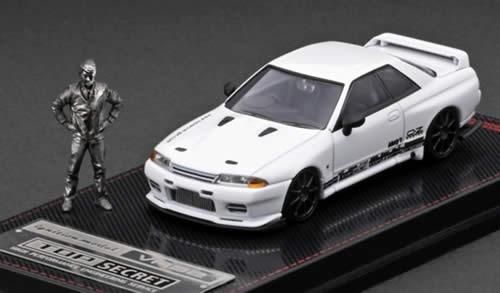 イグニッションモデル  1/18 トップシークレット GTR VR32 ホワイトスカイライン