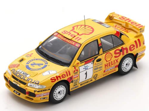 【Spark/スパーク】1/43 Mitsubishi Lancer Evolution III No.1 Winner Rally Finland  1995 Tommi Makinen - ミニカーショップ NEOHOBBY（ネオホビー）