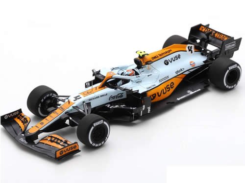 Spark/スパーク】1/43 McLaren MCL35M No.4 3rd Monaco GP 2021 Lando 