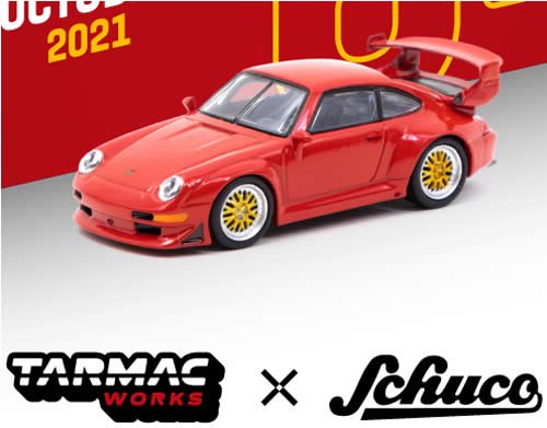 予約【TARMAC WORKS/ターマックワークス】1/64 Porsche 911 (993) GT2