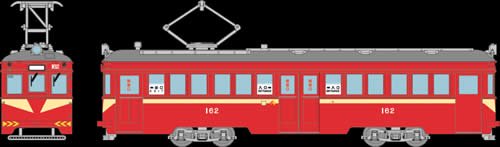 予約【TOMYTEC/トミーテック】1/150 鉄道コレクション 阪堺電車モ161形 162号車（筑鉄赤電カラー） - ミニカーショップ  NEOHOBBY（ネオホビー）