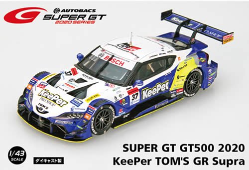 予約【EBBRO/エブロ】1/43 KeePer TOM'S GR Supra SUPER GT GT500 2020