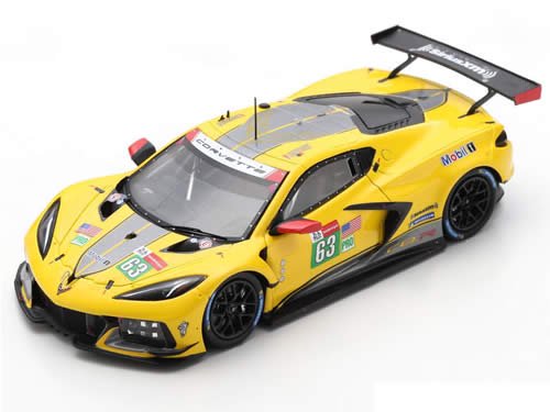 Spark/スパーク】1/43 Chevrolet Corvette C8.R No.63 2nd LMGTE Pro