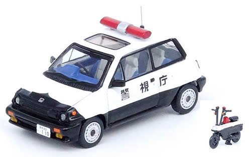 INNO MODELS/イノモデル】1/64 シティ ターボII Japanese Police Car 