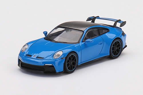 予約【MINI GT/TSMモデル】1/64 ポルシェ 911(992) GT3 シャークブルー 