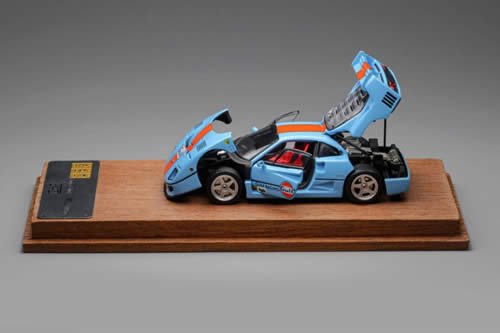 予約【PGM (Private goods model)】1/64 F40 LM Light Blue/Orange ※フル開閉機能付 -  ミニカーショップ NEOHOBBY（ネオホビー）