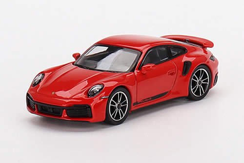 予約【MINI GT/TSMモデル】1/64 ポルシェ 911 ターボ S ガーズレッド