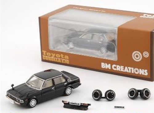 予約【BM CREATIONS/BMクリエイション】1/64 トヨタ カローラ E70 ブラック (LHD) - ミニカーショップ  NEOHOBBY（ネオホビー）