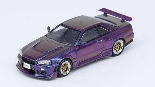 買取り実績  MODELS/イノモデル】1/64 予約【INNO ニッサン R34 スカイライン ミニカー
