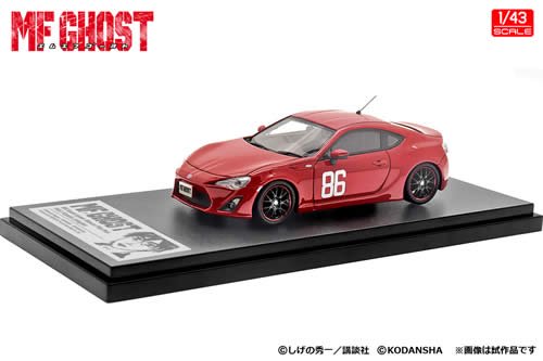 予約【MODELER'S/モデラーズ】1/43 MFゴースト Toyota 86 GT MFG開幕戦