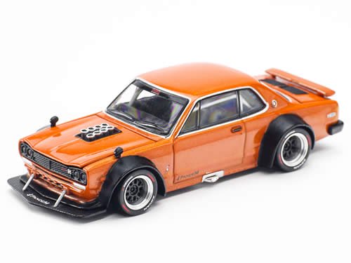 予約【POP RACE】1/64 V8 Drift (Hakosuka) Orange - ミニカーショップ 