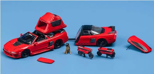 予約【Finclassically】1/64 NSX TRA by Chris Cut red デラックス 