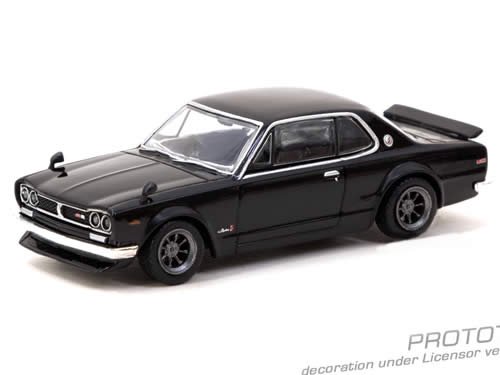 予約【TARMAC WORKS/ターマックワークス】1/64 Nissan Skyline 2000 GT-R (KPGC10) Black -  ミニカーショップ NEOHOBBY（ネオホビー）