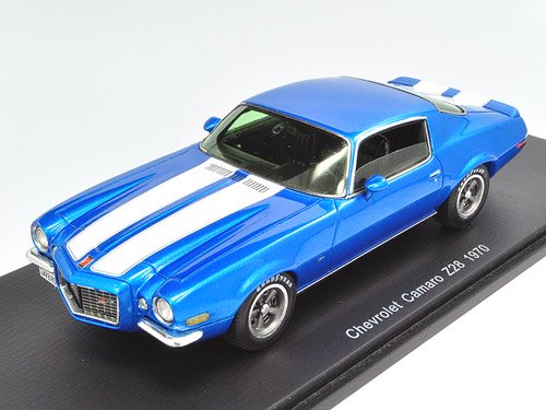 Spark/スパーク】1/43 シボレー カマロ Z28 1970 ライトブルー