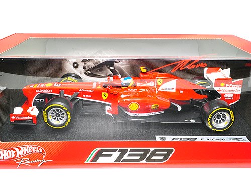 MATTEL/マテル】1/18 フェラーリ F138 2013 F.アロンソ （ドライバー付