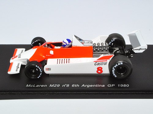 Spark/スパーク】1/43 McLaren M29 #8 6th Argentina GP 1980 Alain 