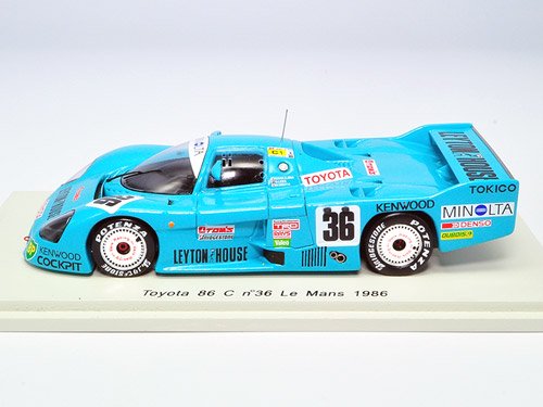 Spark/スパーク】1/43 Toyota 86 C No.36 Le Mans 1986 - ミニカー
