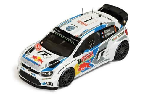 ixo】1/43 VW POLO R WRC 2014 Monte-Carlo 優勝 #1 S. Ogier-J