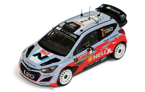 ixo】1/43 ヒュンダイ i20 WRC 2014 Rally Monte-Carlo #7 - ミニカー 