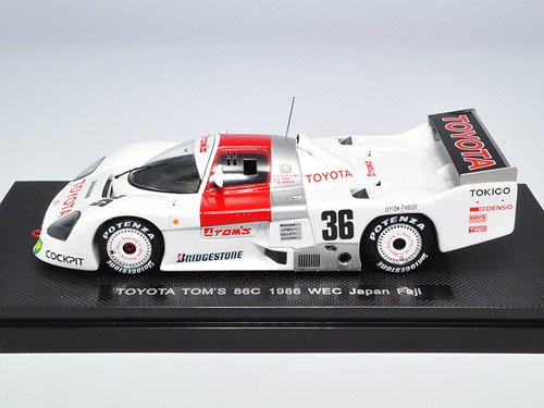 【EBBRO Racing/エブロ】1/43 TOYOTA TOM'S 86C 1986 WEC