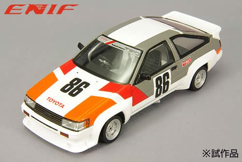 ENIF】1/43 トヨタ カローラ レビン N2 1984 TRD プロモーション