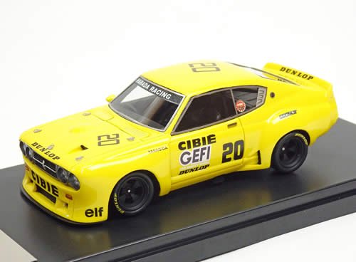 P-4】1/43 日産 ターボ バイオレットスーパーシルエット #20 1979 富士