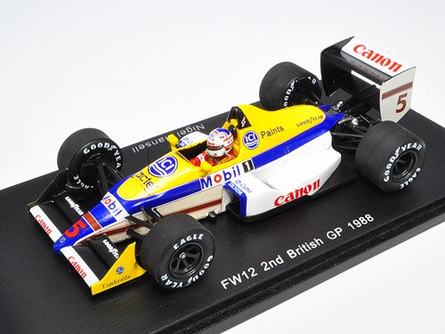Spark/スパーク】1/43 Williams FW12 No.5 2nd British GP 1988 Nigel