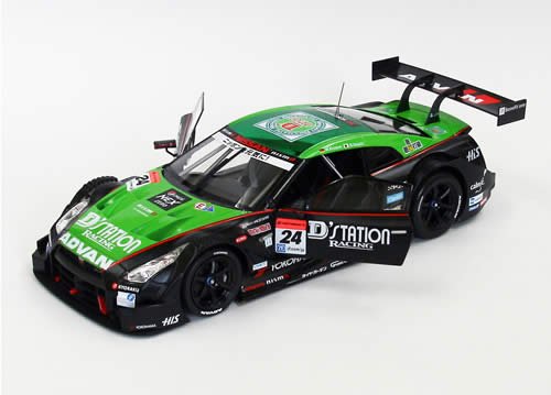 EBBRO/エブロ】1/18 D'station ADVAN GT-R SUPER GT500 2014 Rd.2 Fuji