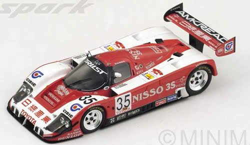 Spark/スパーク】1/43 Toyota 92C-V No.35 5th Le Mans 1992 G. Fouche