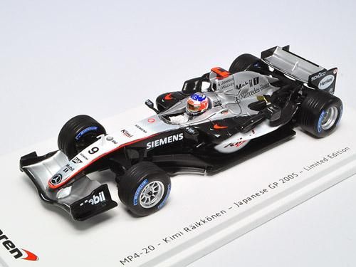 Spark/McLaren特注モデル】1/43 マクラーレン メルセデス MP4-20 2005