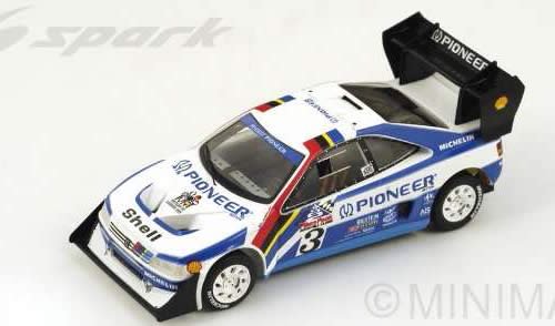 Spark/スパーク】1/43 Peugeot 405 Turbo 16 No.3 2nd Pikes Peak 1988