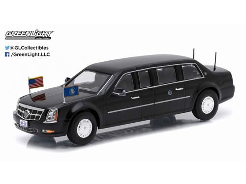 GREENLIGHT】1/43 2009 Cadillac Limousine “The Beast” - Barack