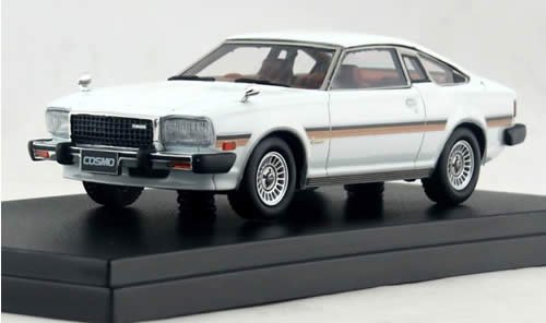 Hi-Story】1/43 MAZDA COSMO COUPE LIMITED (1979) オーロラホワイト 