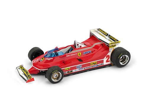 BRUMM】1/43 フェラーリ 312 T5 1980年 モナコGP #2 Gilles Villeneuve