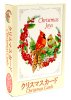 クリスマスBOXカード18枚入り（封筒19枚入り）赤い実と鳥