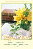 イースターハガキ(10枚) 黄色い花と聖書 J-FRP24E1