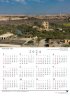 聖地ホームカレンダー2024「砂漠の洗礼所（空撮）」（1枚）※四つ折りになっています