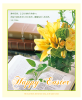 イースタープログラム用紙（30枚入り）黄色い花と聖書　J-FRP24EP1