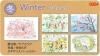 みなみななみ絵はがきセット 季節の絵はがき5枚入り 冬 Winter 6954
