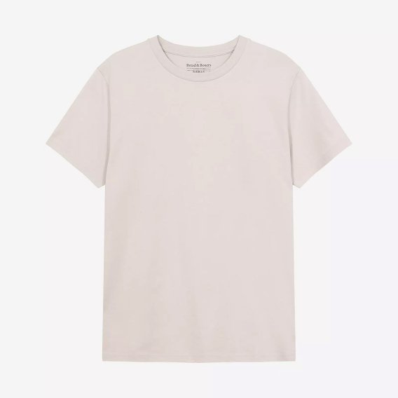 ブレッド＆ボクサーズ：ORGANIC COTTON CREW-NECK regular Tシャツ (オフホワイト) 