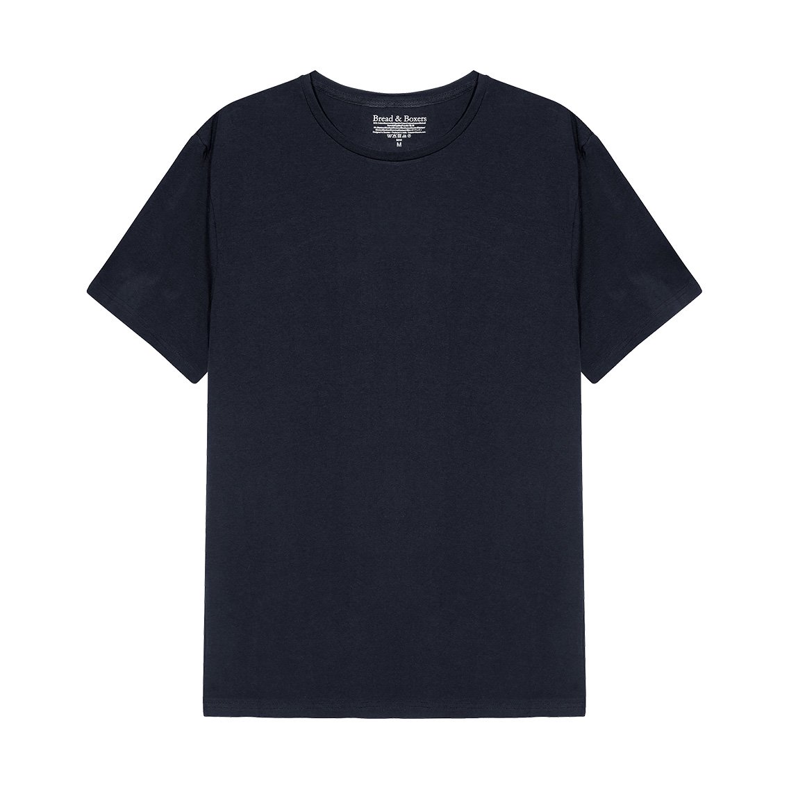 ブレッド＆ボクサーズ：ORGANIC COTTON CREW-NECK Tシャツ (ダークネイビー)