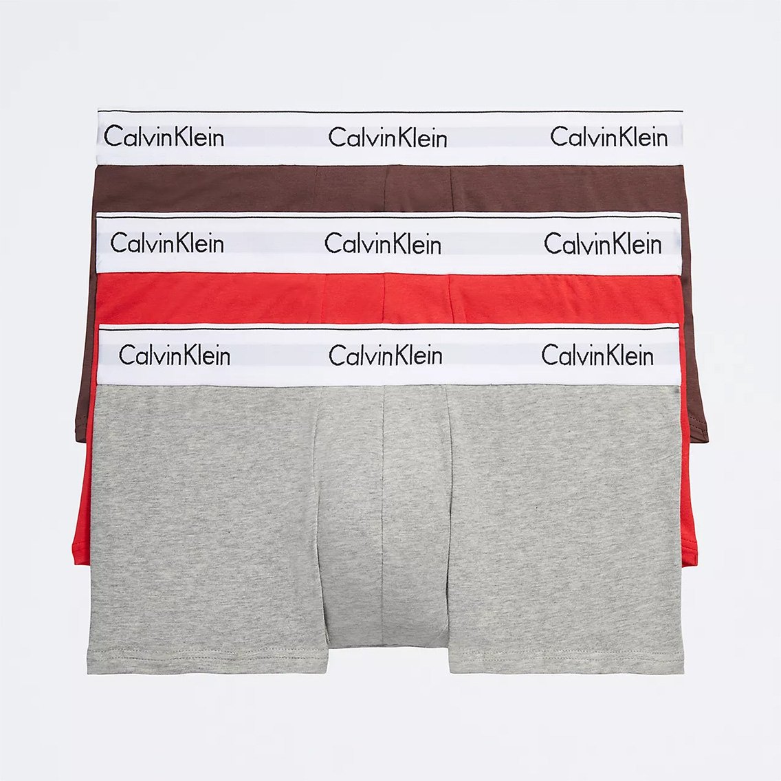 カルバンクライン：MODERN COTTON STRETCH ボクサーパンツ 3PK (グレー 