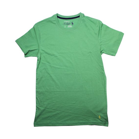ポロラルフローレン：POLO RALPH LAUREN HANGING CREW Tシャツ (グリーン）