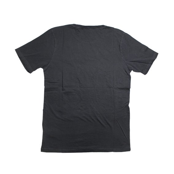 ヌーディージーンズ：ROUND NECK Tシャツ (ブラック）